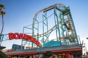 Santa Cruz Boardwalk in California